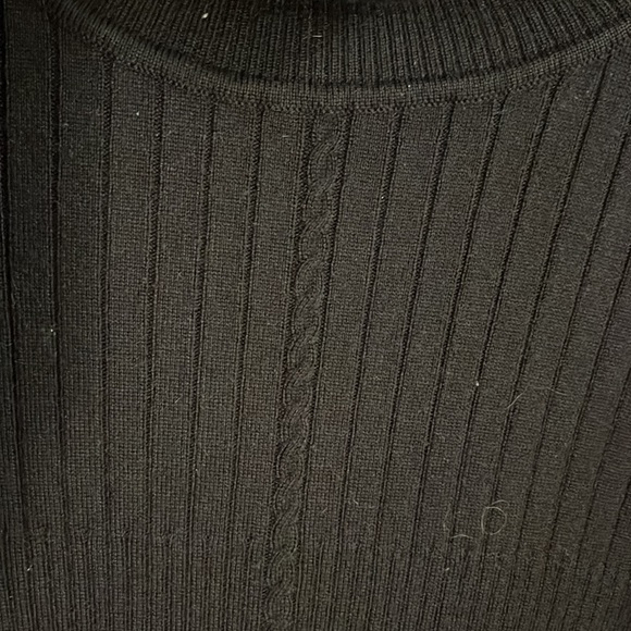 Antonelle Merino wool turtle neck black sweater size M - Picture 2 of 6